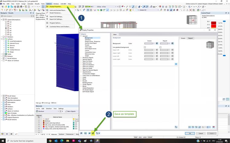 FAQ 005268 | Save Settings as Template in Display Properties