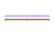 Continuous Beam with Uniform Load