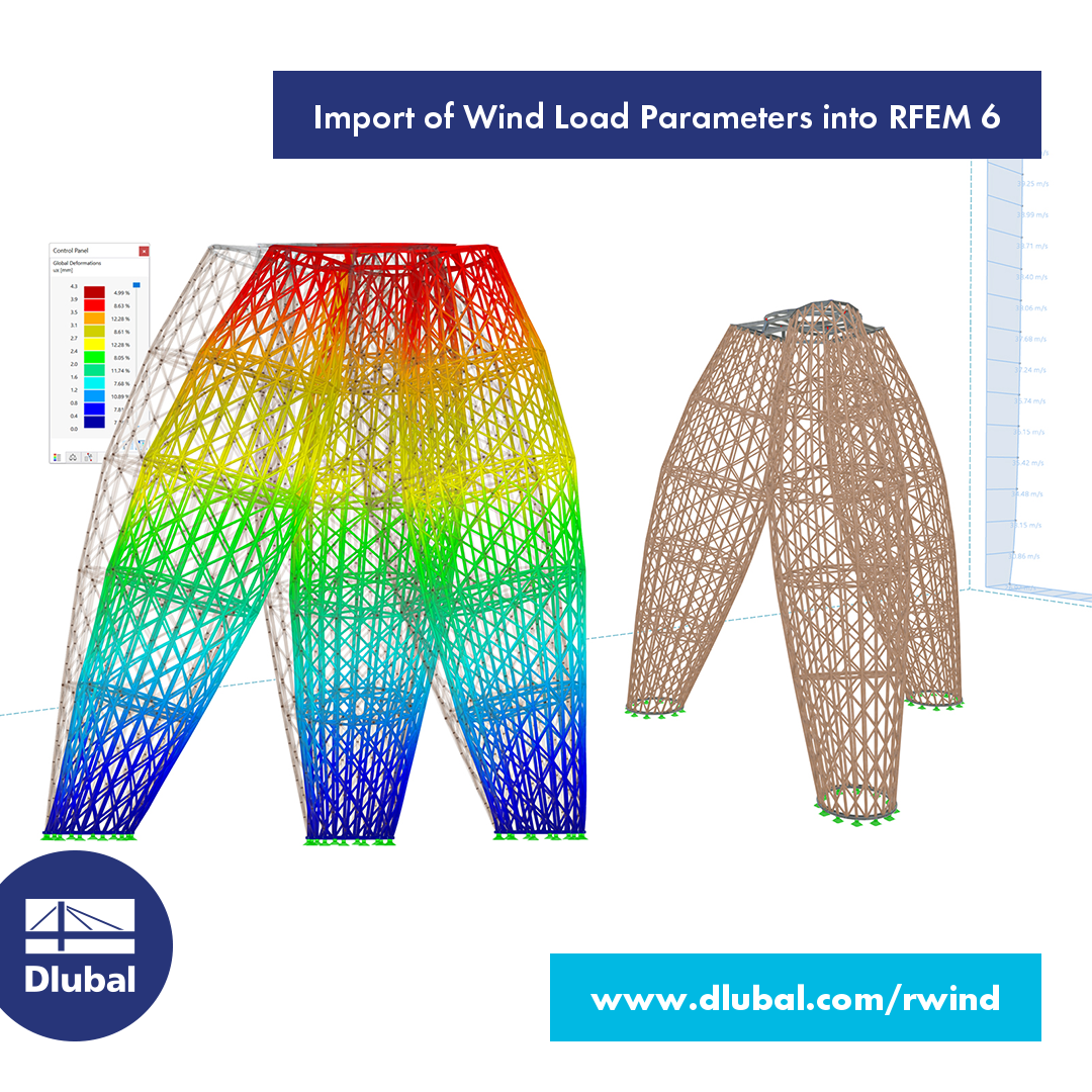 Import of Wind Load Parameters into RFEM 6