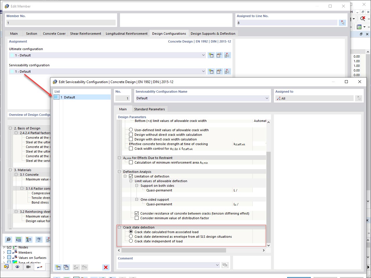 Feature 002443 | Control of Crack Condition for Deformation and Crack Width Analysis