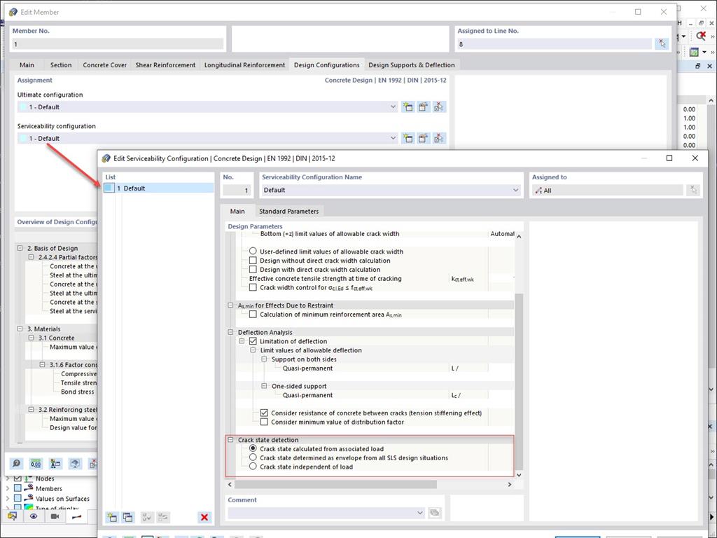 Feature 002443 | Control of Crack Condition for Deformation and Crack Width Analysis