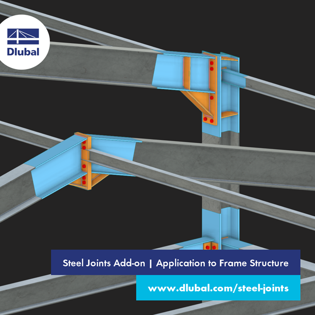 Steel Joints Add-on | Application to Frame Structure