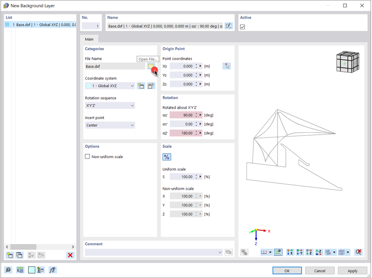 New Background Layer