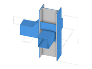 Connection with Dimensions | Beams and Column