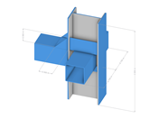 Connection with Dimensions | Beams and Column