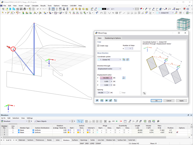 Center Node of Structure