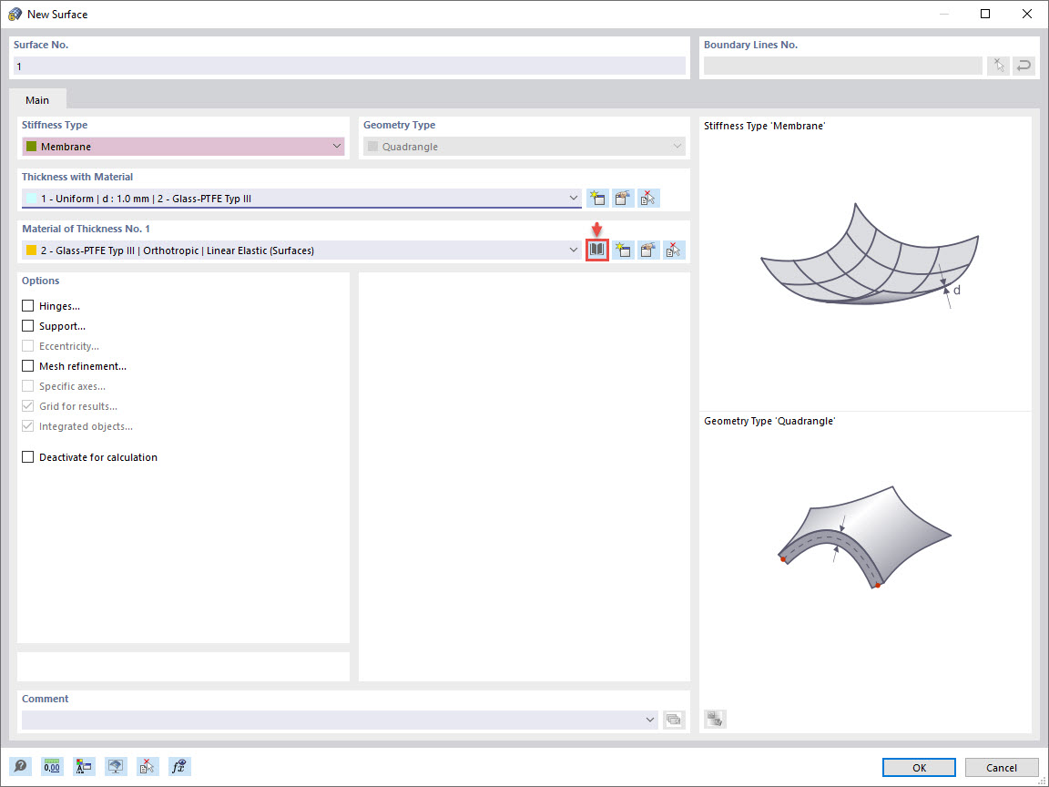 New Surface with "Membrane" Type