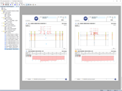 Printout Report with Graphics of Result Diagram