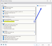 Dialog Box "Program Options & Settings"