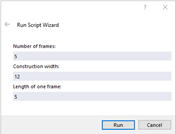 Input Window "Script Wizard"