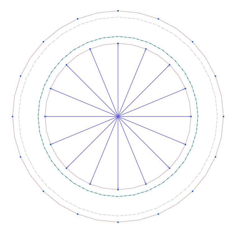 Bolt Model – Bolt Head, Spokes, and Surface Ring