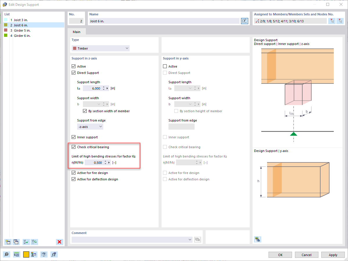 Timber Design Support Definition | CSA O86