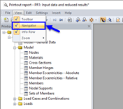 FAQ 005284 | How can I show or hide the printout report navigator?