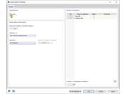 Optimization Settings