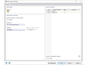 Optimization Settings