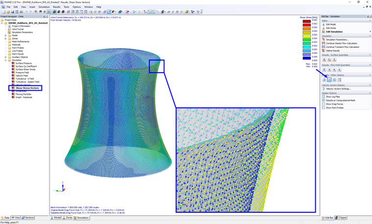 Shear Stress Vectors