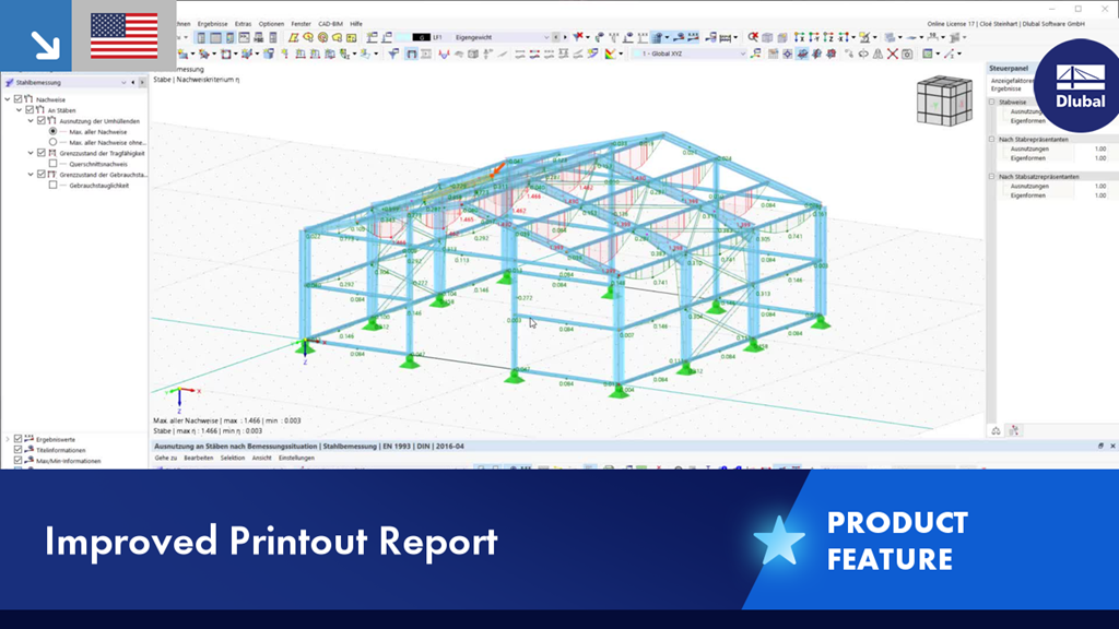 Erstellung eines detaillierten Ausdruckprotokolls mit verbesserten Optionen zur Dokumentation und Analyse.