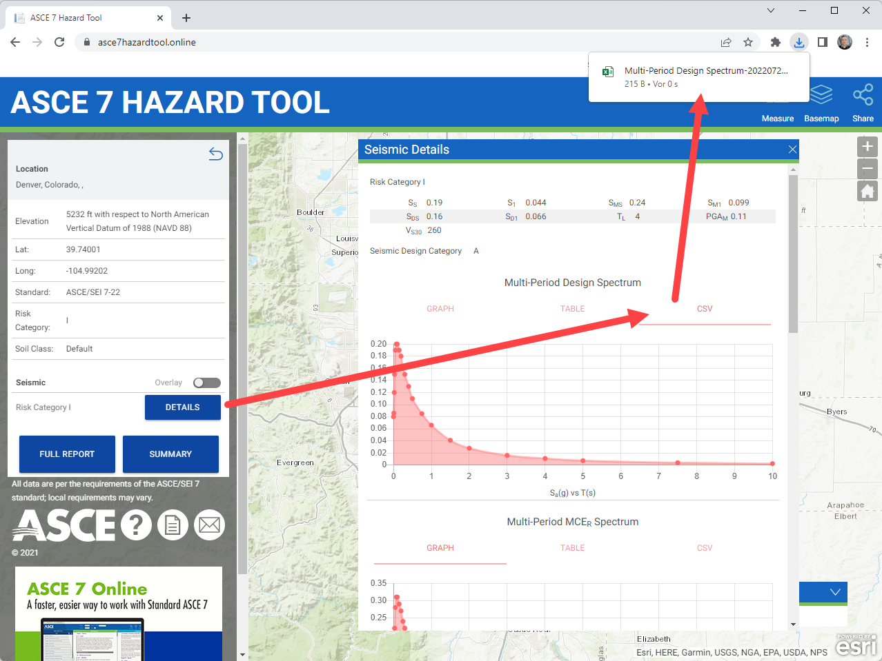FAQ 005293 | How can I create a response spectrum according to ASCE 7‑22?