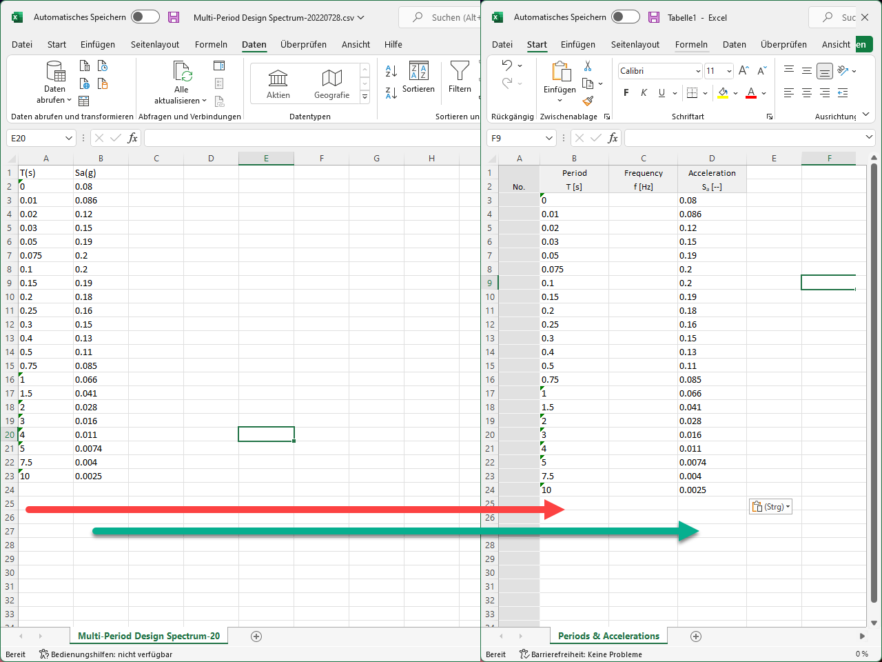 FAQ 005293 | How can I create a response spectrum according to ASCE 7‑22?