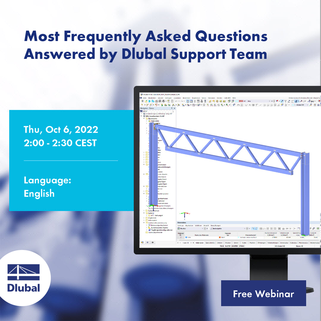 Most Frequently Asked Questions Answered by Dlubal Support Team