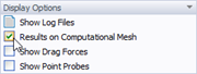 Display Options, Results on Computational Mesh