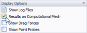 Display Options, Results on Computational Mesh