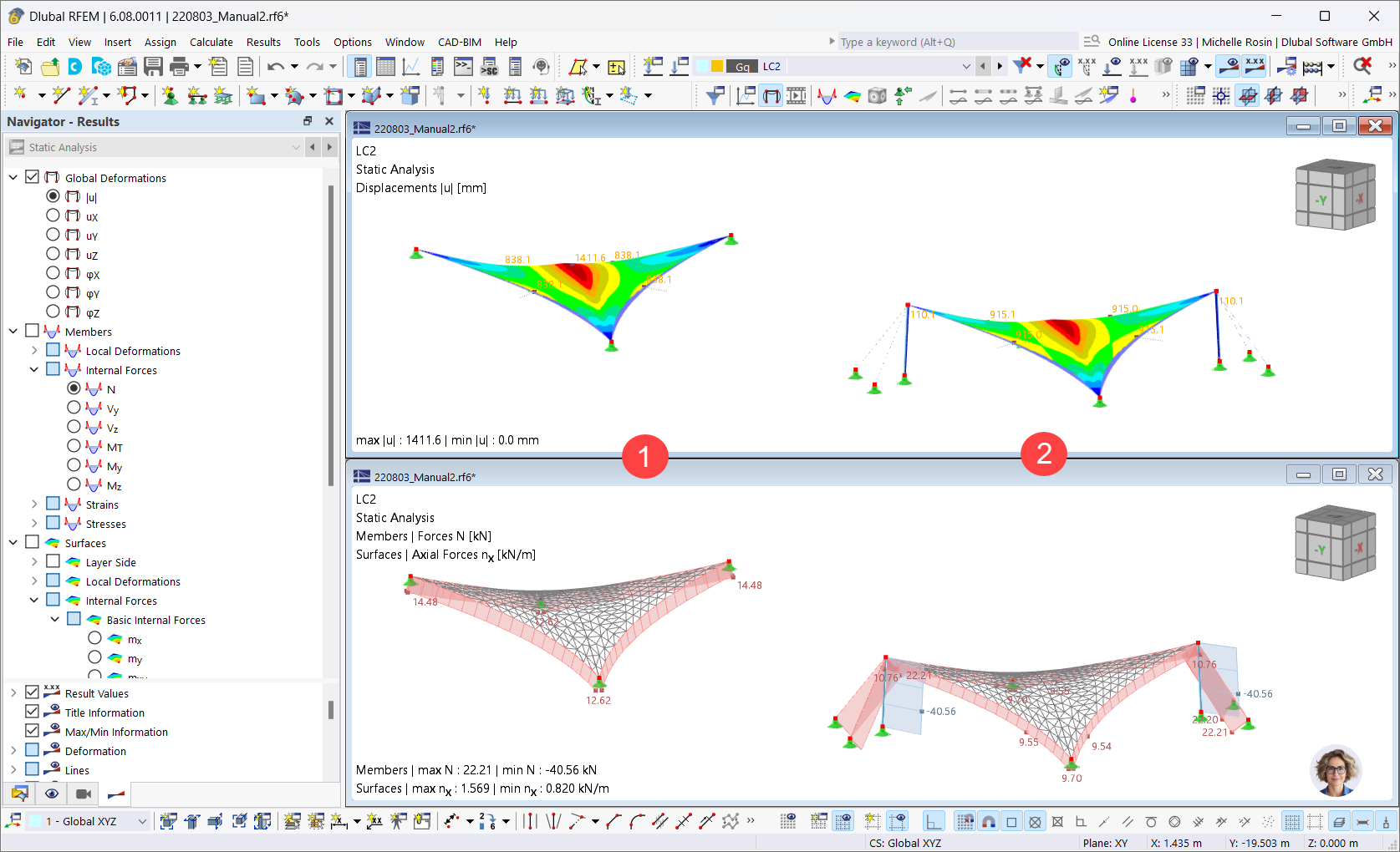 Form-Finding – Stiffness