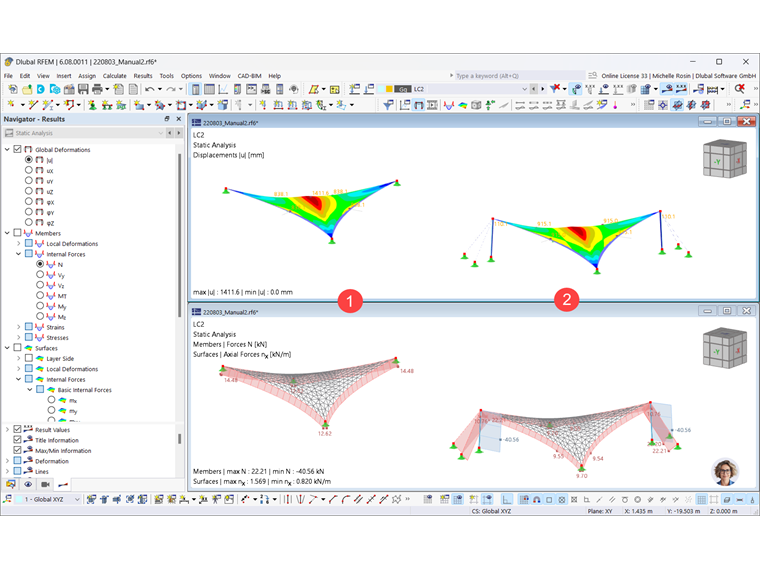 Form-Finding – Stiffness