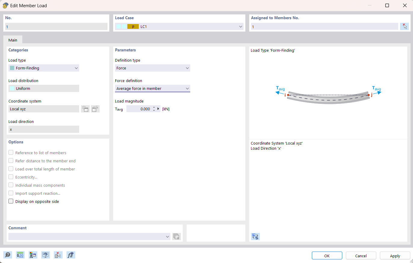 Member Load Optimization, Force