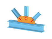 Truss Connection with Connecting Plate