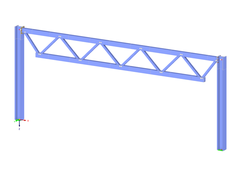 Truss Girder Made of Rectangular Hollow Sections