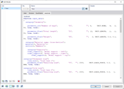 Script in Window "Edit Blocks"