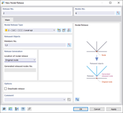 Dialog Box "New Nodal Release"