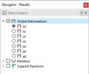 Selecting Global Deformations in Navigator