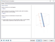 Dialog Box "Member Divisions for Calculation"