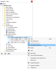 Show and Hide Dimensions Individually