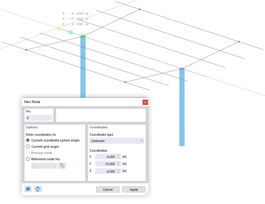 Using Background Layer for Nodes and Members