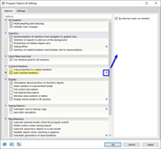 Dialog Box "Program Options & Settings"