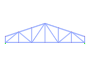 Model 004126 | FT452-b | Double Pitched Truss