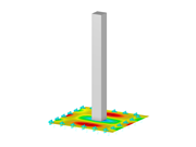 Concrete Column on Foundation Plate