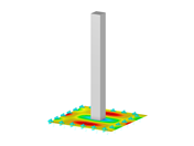 Concrete Column on Foundation Plate