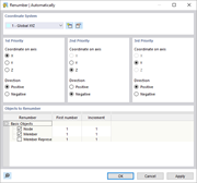 Renumbering Objects Automatically