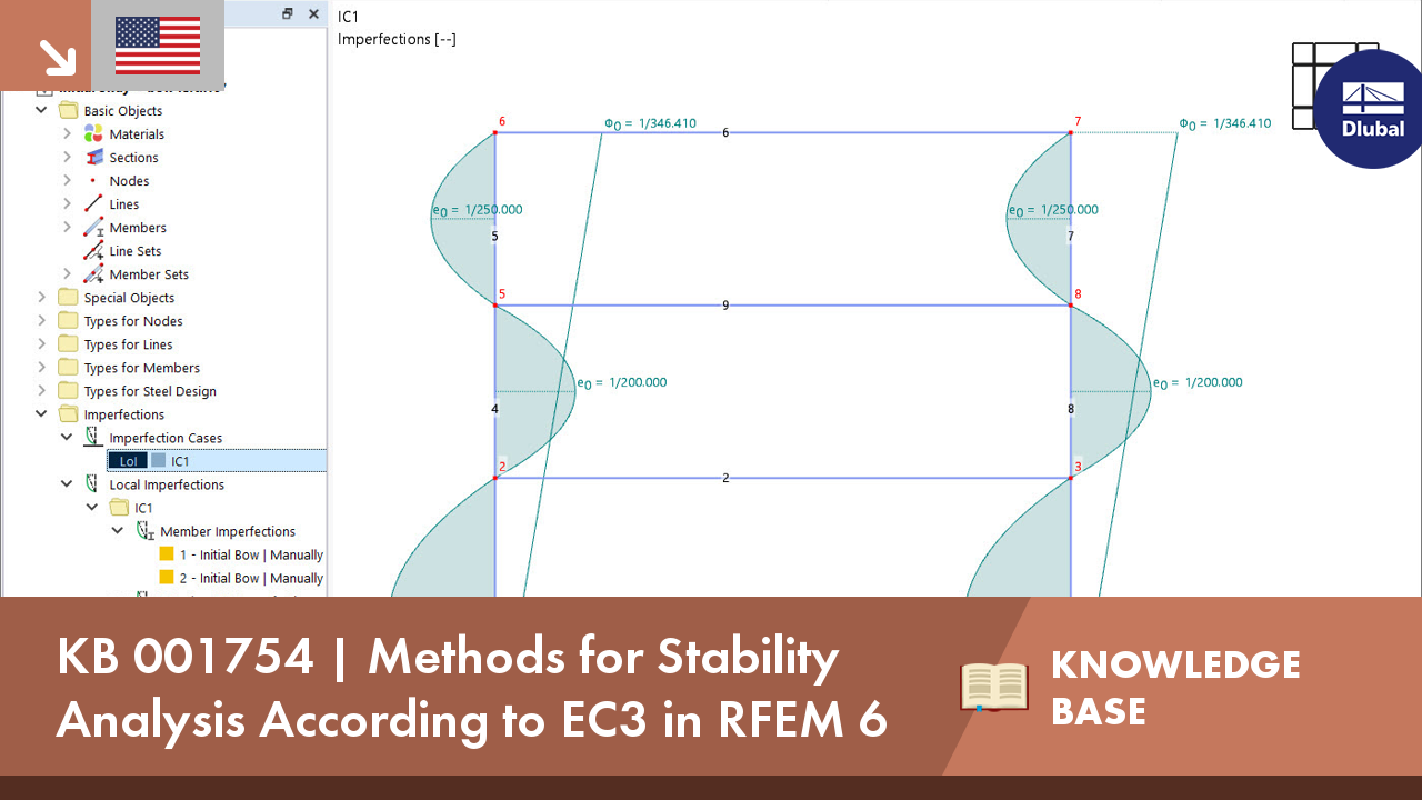 KB 001754 | Methods for Stability Analysis According to EC3 in RFEM 6