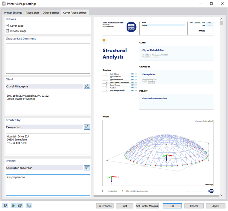 Adjusting Cover Sheet
