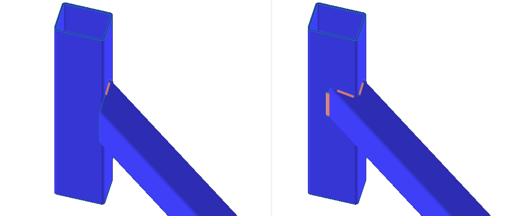 Cutting Method (RHS Cross-Sections): Plane (Left), Surface (Right)