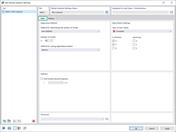 Modal Analysis Settings: Main