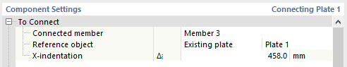 Defining Connected Member and Reference Object