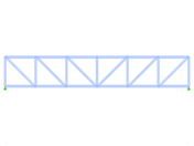 Model ID 429 | FT001-a | Pratt Truss | Gravity Loads