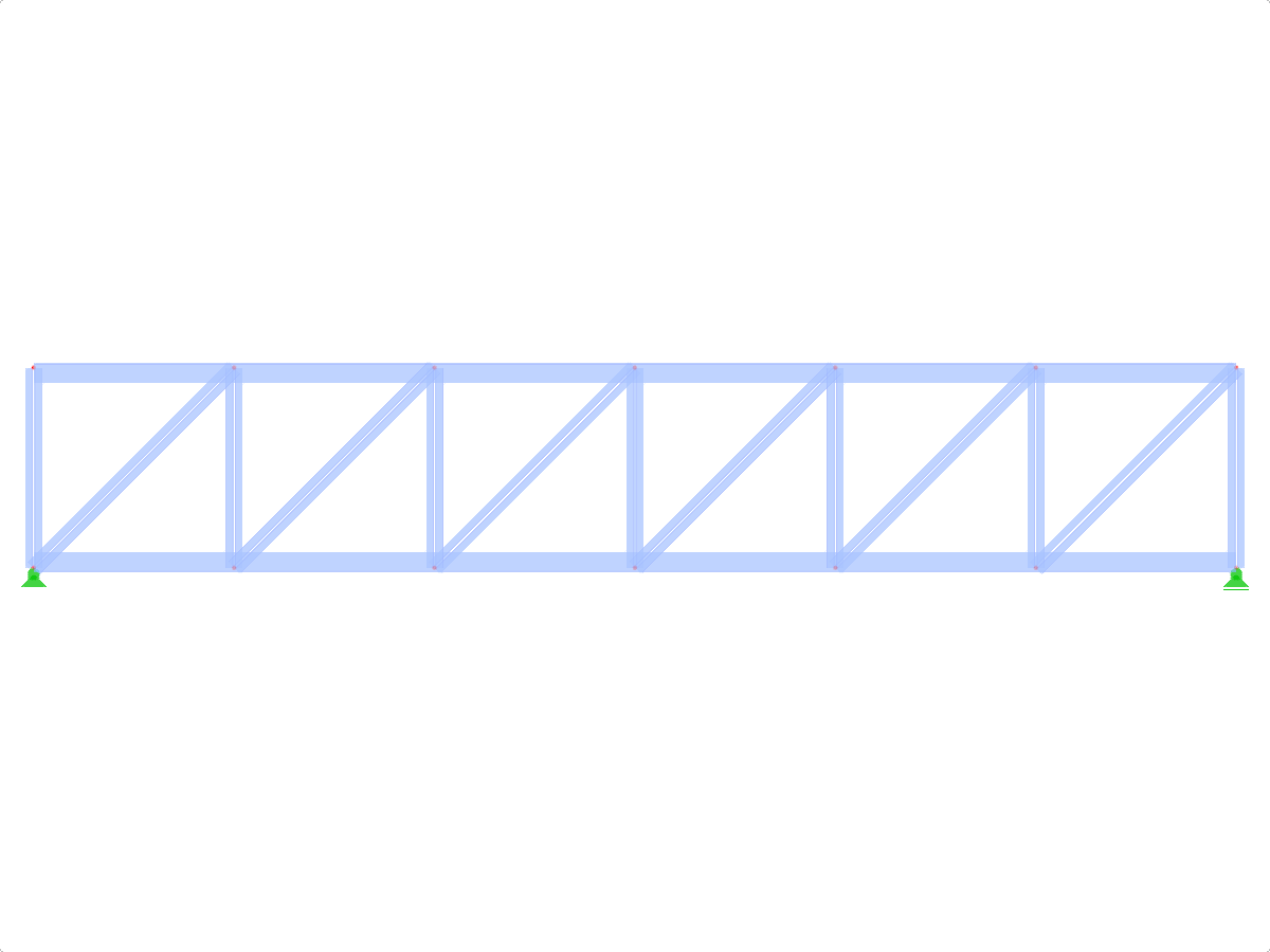 Model ID 431 | FT002 | Parallel Chorded Truss