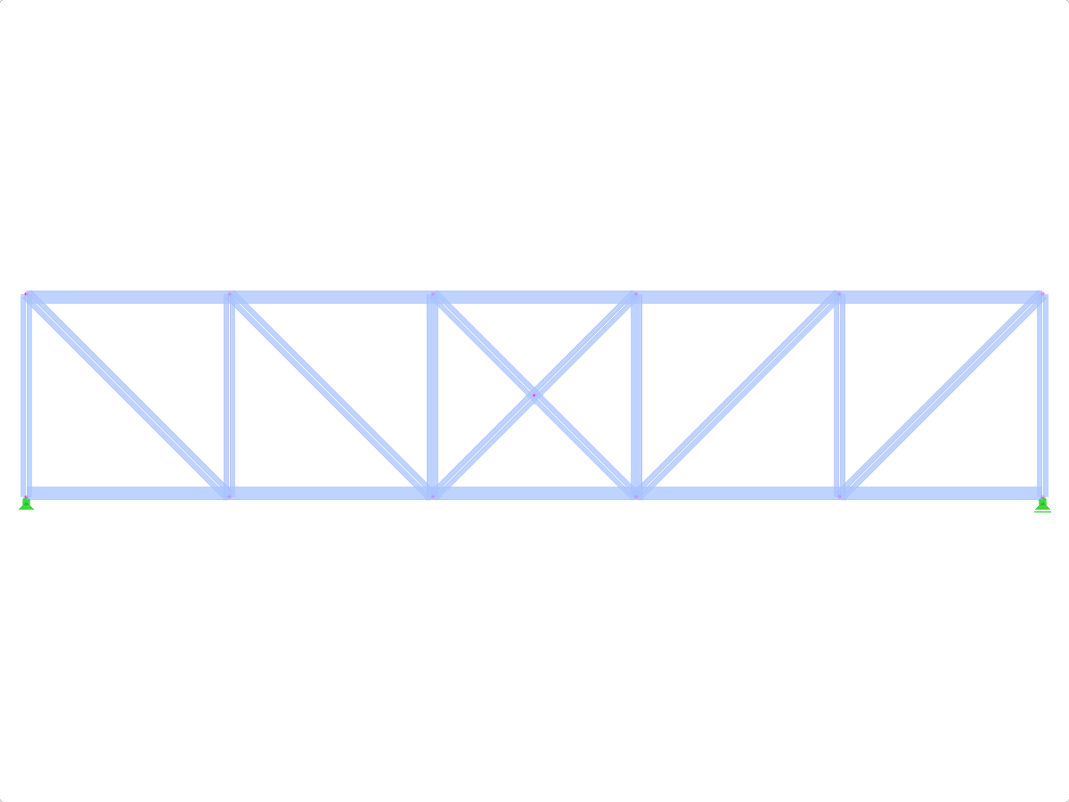Model ID 432 | FT003-b | Parallel Chorded Truss